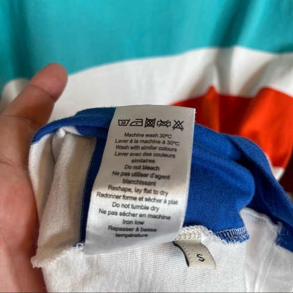 Etre Cecile Striped Color Block T-Shirt Dress Size Small - Picture 5 of 8